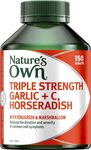 Nature's Own Garlic, 150 Vitamin C + Horseradish Triple Strength Tablets $12.48 ($11.25 S&S) + Delivery ($0 Prime) @ Amazon AU