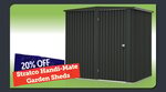 20% off Stratco Handi-Mate Sheds + Delivery ($0 C&C) @ Stratco (Online Only)
