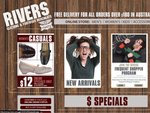 Rivers $1 Socks 4 Days Only 31st July - 3rd August 2012
