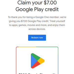 Google Play Thank You eGift Card