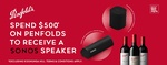 Spend $500+ on Selected Penfold's Wines & Receive a Sonos Roam or One SL Speaker + Delivery (Excluding TAS) @ Bottlemart