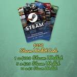 Win a $100 Steam Gift Card, 1 of 5 $20 Steam Gift Cards or 1 of 10 $5 Steam Gift Cards from Giveaway For Everyone
