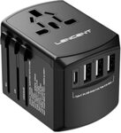 LENCENT Universal Travel Adapter with 3 USB & 1 USB-C PD Ports $25.49 + Delivery ($0 with Prime/ $39 Spend) @ LENCENT Amazon AU