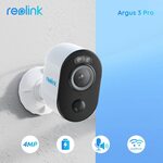Reolink Argus 3 Pro 4MP Wi-Fi Outdoor Camera w/ Human/Car Detection US$76.45 (~A$114.50) Delivered @ Reolink via AliExpress