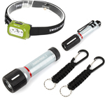 SWISS+TECH 5-Piece Adventure Flashlight Pack $10 (RRP $22) + Delivery ($0 C&C/ in-Store/ OnePass with $80 Order) @ Bunnings