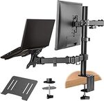 Zumist Dual Monitor or Laptop & Monitor Arm Desk Mounts up to 8kg Screens (Black) $59.49 Delivered @ Zumist Amazon AU