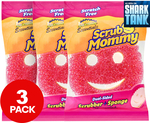 [OnePass] 3 x Scrub Mommy Dual Sided Scrubber + Sponge $7.49 Delivered @ Catch