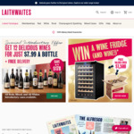 $60 off Orders of 12 Bottles of Wine + Delivery ($0 with $350 Order/ $0 for Member) @ Laithwaites Wine