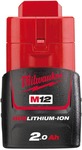 Milwaukee M12B2 M12 12V 2.0Ah Battery $39 (RRP $80) + Delivery ($0 C&C/ in-Store) @ Tools Warehouse
