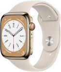 Apple Watch Series 8 GPS + Cell 45mm Gold Stainless Steel With Starlight Sport Band $689.96 Delivered @ Costco (Membership Req)