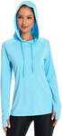 Women UPF 50 Sun Hoodie Shirt US$17.99 + US$2.99 Post ($0 with US$39 Spend, ~A$31.32 Delivered) @ Bassdash, China