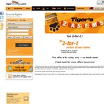 Tiger Airways 2-for-1 Sale! All Domestic Routes
