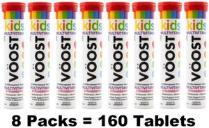 Voost Kids Multivitamin Effervescent Tablets Strawberry 8x20pk $19.99 (RRP $88) Delivered @ Lower Price People eBay