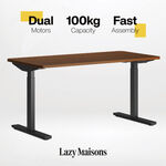 [eBay Plus] Standing Desk with Dual Motors from $299.95 + Delivery ($0 to MEL/SYD Metro Areas) @ Lazy Maison eBay