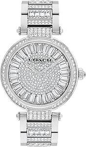 Coach 34mm Women's Cary Stainless Steel & Crystal Silver Dial Quartz Watch $299 (RRP $1195) Delivered @ Amazon AU