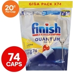 Finish Powerball Quantum All in 1 Dishwashing Tabs Lemon 74pk $14.80 (20¢ Per Cap) + Delivery ($0 with OnePass) @ Catch