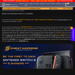 Win 1 of 5 Nintendo Switch 2 Consoles from Cheat Happens