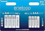 Panasonic Eneloop Battery, 8-Pack (4 AA + 4 AAA) $32.05 + Delivery ($0 with Prime/ $59 Spend) @ Amazon DE via AU