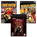 The Crazy Action Pack - Duke Nukem Forever, Darkness II and Borderlands GOTY Ed! Only $10 or $5