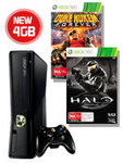 4GB Xbox 360 Console + 2 Games (NEW) EB Games $199