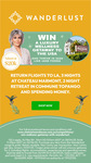 Win a Luxury Wellness Getaway to The USA from Chemist Warehouse [Purchase Any Wanderlust Product at Chemist Warehouse]