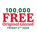 [NSW, VIC, QLD, WA, SA] 100,000 Free Original Glazed Doughnuts (in-Store Only, 1 Per Customer) @ Krispy Kreme
