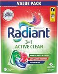 Radiant Active Clean 3-in-1 Laundry Detergent (45 Capsules) $11.47 ($10.32 S&S) + Postage ($0 with Prime/ $59 Spend) @ Amazon AU