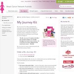My Journey Kit, Breast Cancer Resource Kit for The Newly Diagnosed -Sponsored by Cancer Australia