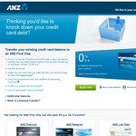 ANZ Balance Transfer Offer 0% for 9 Months New and EXISTING Cards Then Reverts to Purchase Rate