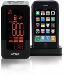 $24.99 TDK Flip-down Clock Radio iPod/iPhone Dock @ DSE