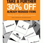 True Alliance Brands Outlet - Extra 30% off, + Ladies Rockport Shoes 3 for $99 MEL, SYD, BRIS, AKL