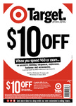 Target - $10 off $60 Spend on Women’s Fashion, Footwear, Sleepwear etc (In Store Only)