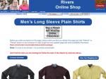Rivers - Mens Cotton Twill Shirts $18, down from $59