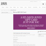 Free $25 Gift Card When You Spend $150 or More^ on Men's or Women's Clothing at David Jones