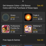 250 Bonus Amazon Coins for First Time App Installs - US Amazon App Store