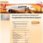 20,000 Qantas FF Points with the Bankwest Qantas Platinum Card ($160 annual fee)