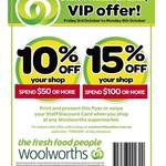 Woolworths Staff, Friends and Family