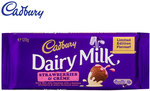 Cadbury Dairy Milk Block Strawberries & Creme 120g $0.01 + P/H @COTD