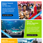 Free Entry for Kids (4-15yrs) Approx $23 Discount @ Sea Life (Syd,Melb) & Underwater World (Bne)