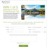 Win 1 of 3 RT Flights for 2 to Tasmania, 4nts Hotel, Meals, Spa Package, from Natio