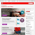 1 Months Free Access Fee's, Handset/Gear Fit Discount + 1GB Free Data (Students) @ Vodafone