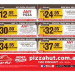 Pizza Hut Ashfield NSW - Delivery Deals: $12.95 Any Pizza Delivered + More