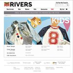All Kids Clothes Under $5, All Kids Footwear Under $8 @ Rivers
