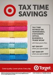 Target $50 Off $250 and $100 Off $500 on Homewares, Stationery, Office and Clothing