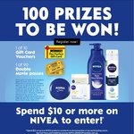 Win 1 of 10 Drakes Supermarket Vouchers, 1 of 90 Movie Passes - Purchase Nivea from Drakes
