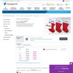 Customised Christmas Stockings 5 for $22.50 + Shipping @ Vistaprint
