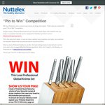 Win a Luxe Professional Global Knives Set from from Nuttelex