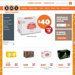 BWS Budweiser Carton $38 with $10 off Woolworths Shopping Docket