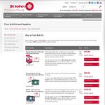 St John Ambulance First Aid Kits + CPR Course Gift Cards from $75