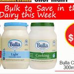 Bulla Cream 300ml 12 for $3.00 ($0.25 each) Best Before Jan 21 @ NQR Stores VIC